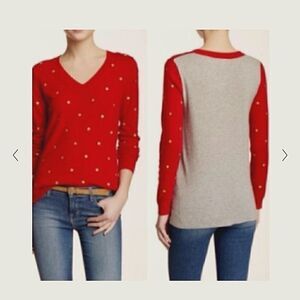 J CREW Wool Polka Dot Sweater